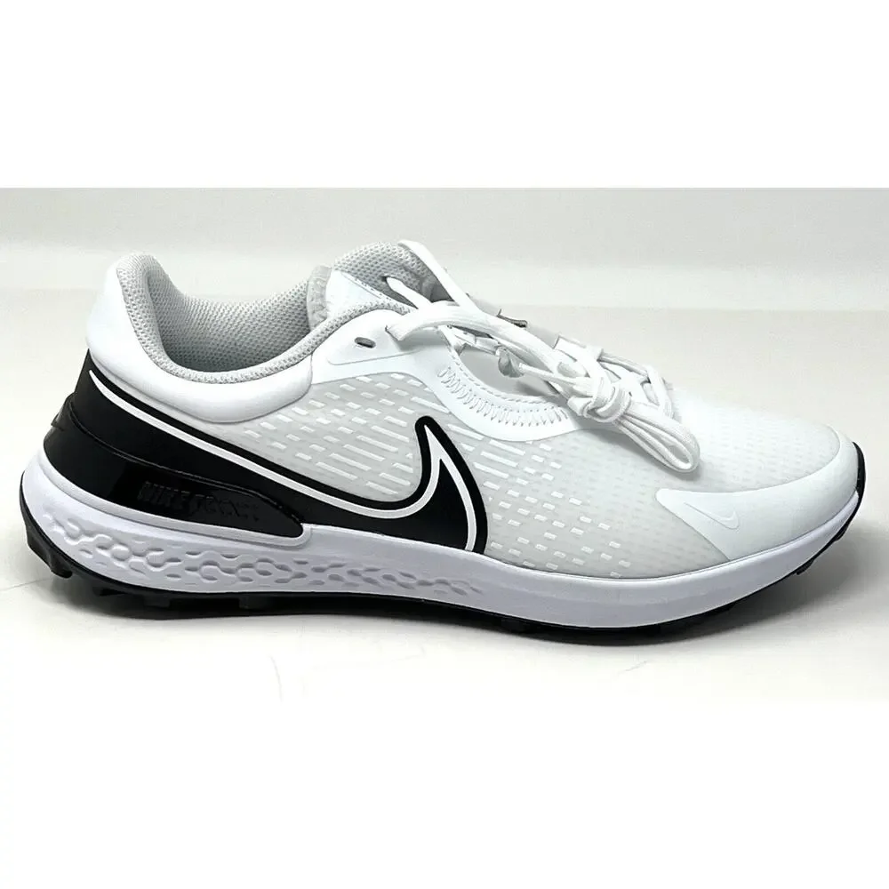 Nike Infinity Pro 2 Mens Sz 10.5 Golf Shoes White Black Photon Dust DJ5593-115